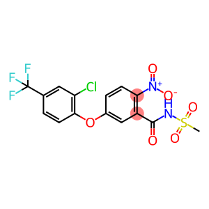 5(2-chloro-alpha,alpha,alpha-trifluoro-p-tolyloxy)-n-methylsulfonyl-2-nitrobenz