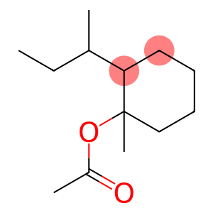 (2-butan-2-yl-1-methylcyclohexyl) acetate