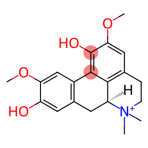 (6aS)-5,6,6a,7-Tetrahydro-1,9-dihydroxy-2,10-dimethoxy-6,6-dimethyl-4H-dibenzo[de,g]quinolin-6-ium