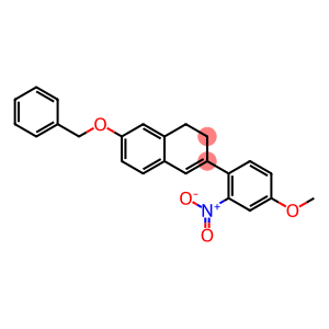 Naphthalene, 1,2-dihydro-3-(4-methoxy-2-nitrophenyl)-7-(phenylmethoxy)-