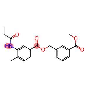3-(methoxycarbonyl)benzyl 4-methyl-3-(propionylamino)benzoate