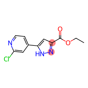 ethyl 3-(2-chloropyridin-4-yl)-1H-pyrazole-5-carboxylate