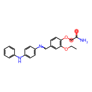 2-(4-{[(4-anilinophenyl)imino]methyl}-2-ethoxyphenoxy)acetamide