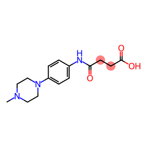 Butanoic acid, 4-[[4-(4-methyl-1-piperazinyl)phenyl]amino]-4-oxo-