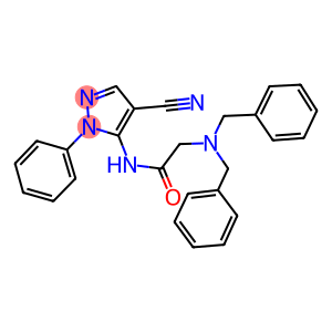 N-(4-cyano-1-phenyl-1H-pyrazol-5-yl)-2-(dibenzylamino)acetamide