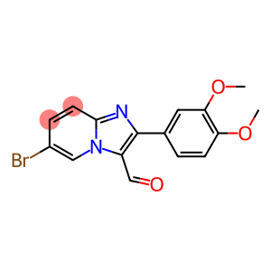 6-BROMO-2-(3,4-DIMETHOXY-PHENYL)-IMIDAZO[1,2-A]-PYRIDINE-3-CARBALDEHYDE