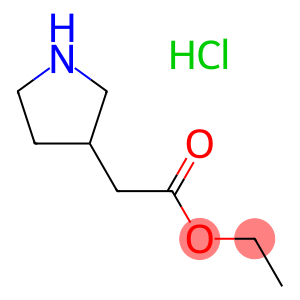 乙基 2-(吡咯烷-3-基)醋酸盐盐酸
