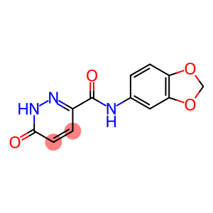 3-Pyridazinecarboxamide,N-1,3-benzodioxol-5-yl-1,6-dihydro-6-oxo-(9CI)