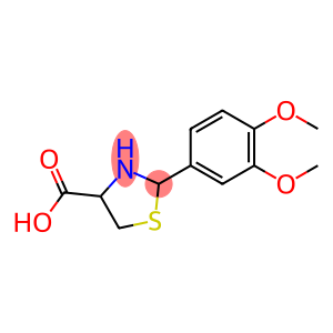 2-(3,4-二甲氧基苯基)噻唑烷-4-羧酸