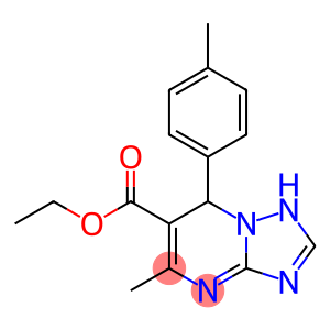 [1,2,4]Triazolo[1,5-a]pyrimidine-6-carboxylic acid, 1,7-dihydro-5-methyl-7-(4-methylphenyl)-, ethyl ester