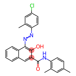 2-Naphthalenecarboxamide, 4-(2-(4-chloro-2-methylphenyl)diazenyl)-N-(2,4-dimethylphenyl)-3-hydroxy-