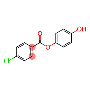 Benzoic acid, 4-chloro-, 4-hydroxyphenyl ester