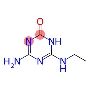 4-Amino-6-(ethylamino)-1,3,5-triazin-2(1H)-one