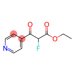 4-Pyridinepropanoic acid, α-fluoro-β-oxo-, ethyl ester