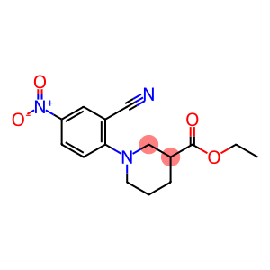 1-(2-氰基-4-硝基苯基)哌啶-3-羧酸乙酯