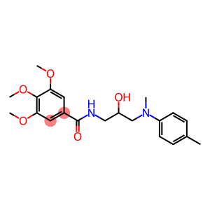 Benzamide, N-[2-hydroxy-3-[methyl(4-methylphenyl)amino]propyl]-3,4,5-trimethoxy-