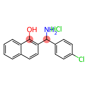 2-[AMINO-(4-CHLORO-PHENYL)-METHYL]-NAPHTHALEN-1-OL HYDROCHLORIDE