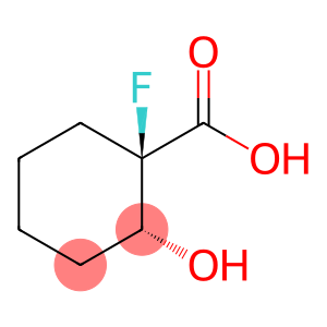 Cyclohexanecarboxylic acid, 1-fluoro-2-hydroxy-, (1R,2R)-rel-