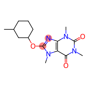 3,7-Dihydro-8-[(3-methylcyclohexyl)oxy]-1,3,7-trimethyl-1H-purine-2,6-dione