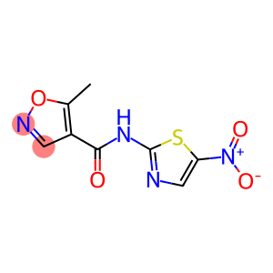 4-Isoxazolecarboxamide, 5-methyl-N-(5-nitro-2-thiazolyl)-
