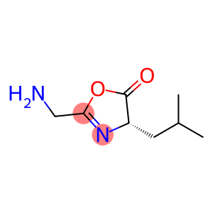 5(4H)-Oxazolone,2-(aminomethyl)-4-(2-methylpropyl)-,(4S)-(9CI)