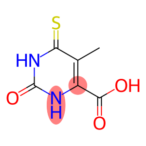 4-Pyrimidinecarboxylic acid, 1,2,3,6-tetrahydro-5-methyl-2-oxo-6-thioxo-
