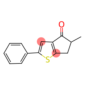5-methyl-2-phenyl-5,6-dihydro-4H-cyclopenta[b]thiophen-4-one