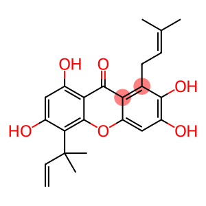 2,3,6,8-Tetrahydroxy-5-(2-methyl-3-buten-2-yl)-1-(3-methyl-2-buten-1-yl)-9H-xanthen-9-one