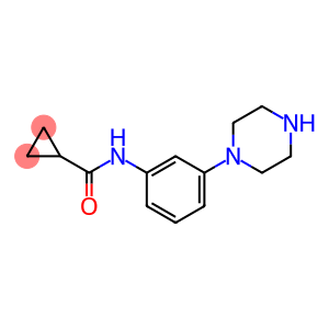 Cyclopropanecarboxamide, N-[3-(1-piperazinyl)phenyl]-