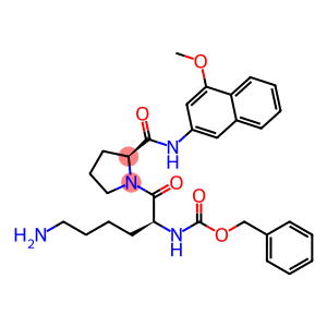 L-Prolinamide, N2-[(phenylmethoxy)carbonyl]-L-lysyl-N-(4-methoxy-2-naphthalenyl)- (9CI)