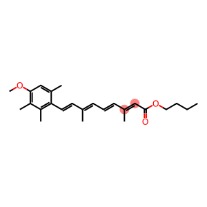 Butyl [(2E,4E,6E,8E)-9-(4-Methoxy-2,3,6-trimethyl)phenyl-3,7-dimethylnona-2,4,6,8]tetraenoate Butyl [(2E,4E,6E,8E)-9-(4-Methoxy-2,3,6-trimethyl)phenyl-3,7-dimethylnona-2,4,6,8]tetraenoate
