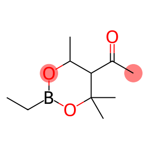 1-(2-Ethyl-4,4,6-trimethyl-1,3,2-dioxaborinan-5-yl)ethanone