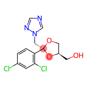 1,3-Dioxolane-4-methanol, 2-(2,4-dichlorophenyl)-2-(1H-1,2,4-triazol-1-ylmethyl)-, (2R,4R)-rel-