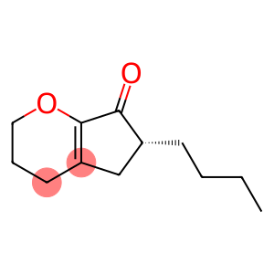 Cyclopenta[b]pyran-7(2H)-one, 6-butyl-3,4,5,6-tetrahydro-, (6R)- (9CI)