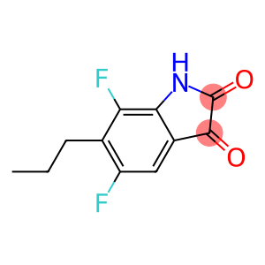 1H-Indole-2,3-dione, 5,7-difluoro-6-propyl- (9CI)