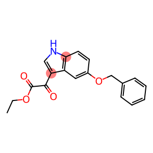 2-oxo-2-(5-phenylmethoxy-1H-indol-3-yl)acetic acid ethyl ester