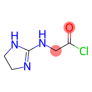 Acetyl  chloride,  [(4,5-dihydro-1H-imidazol-2-yl)amino]-  (9CI)
