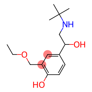 Benzenemethanol, α-[[(1,1-dimethylethyl)amino]methyl]-3-(ethoxymethyl)-4-hydroxy-