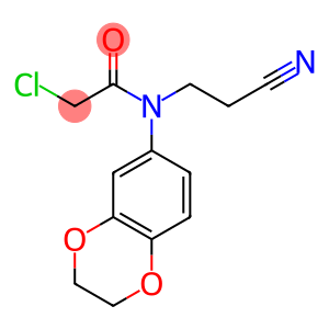 Acetamide, 2-chloro-N-(2-cyanoethyl)-N-(2,3-dihydro-1,4-benzodioxin-6-yl)-