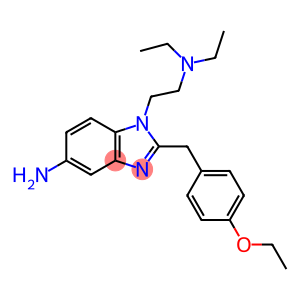 1H-Benzimidazole-1-ethanamine, 5-amino-2-[(4-ethoxyphenyl)methyl]-N,N-diethyl-
