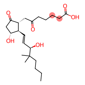 6,9-dioxo-11α,15R-dihydroxy-16,16-dimethyl-prost-13E-en-1-oic acid