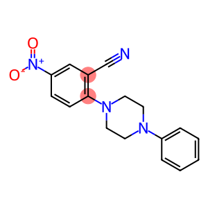 Benzonitrile, 5-nitro-2-(4-phenyl-1-piperazinyl)-