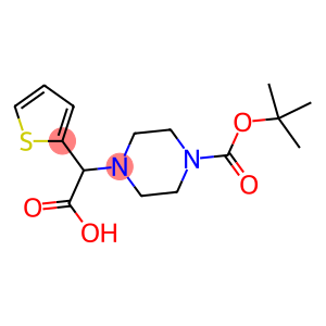 2-[4-[(2-methylpropan-2-yl)oxycarbonyl]piperazin-1-yl]-2-thiophen-2-ylacetic acid