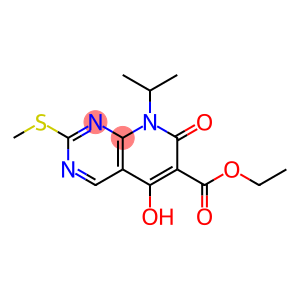 ethyl 5-hydroxy-8-isopropyl-2-(Methylthio)-7-oxo-7,8-dihydropyri
