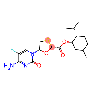 (2R,5S)-(1R,2S,5R)-2-Isopropyl-5-methylcyclohexyl 5-(4-amino-5-fluoro-2-oxopyrimidin-1(2H)-yl)-1,3-oxathiolane-2-carboxylate