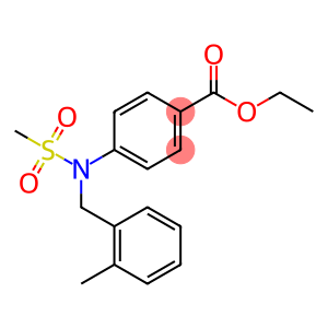4-[mesyl-(2-methylbenzyl)amino]benzoic acid ethyl ester