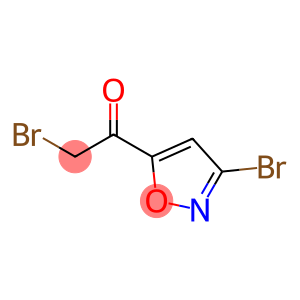 2-bromo-1-(3-bromo-1,2-oxazol-5-yl)ethanone