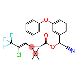 (S)-cyano(3-phenoxyphenyl)methyl  (1R,3R)-3-[(1Z)-2-chloro-3,3,3-trifluoroprop-1-en-1-yl]-2,2-dimethylcyclopropanecarboxylate
