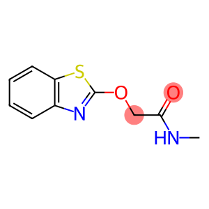 Acetamide, 2-(2-benzothiazolyloxy)-N-methyl-