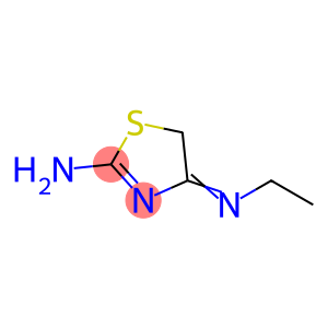2-Thiazolamine,  4-(ethylimino)-4,5-dihydro-  (9CI)